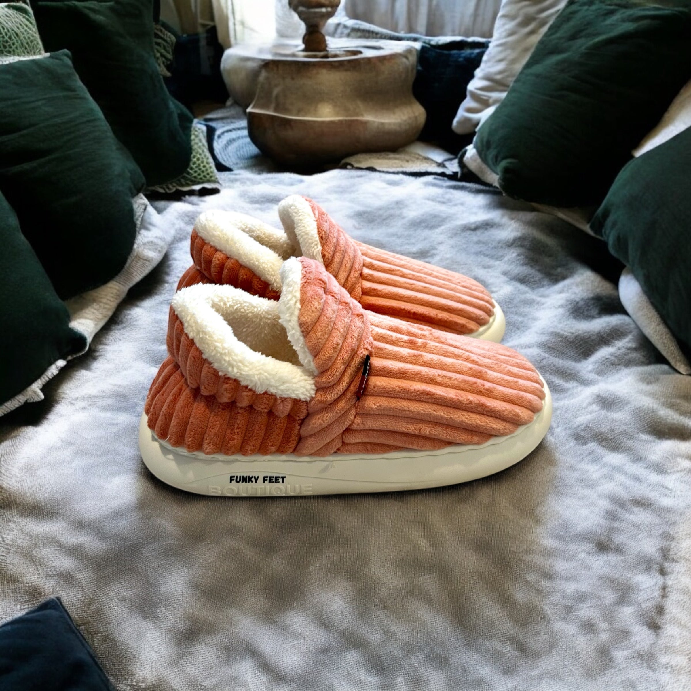 Cosy lightweight pink slippers - The Little Softie